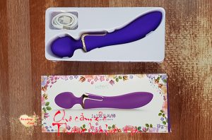 Chày rung 2 đầu có sưởi ấm kích thích cho nữ 5