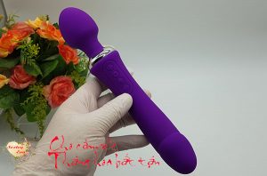 Chày rung 2 đầu có sưởi ấm cho nữ 1