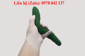 Chày rung tình yêu ngụy trang trái dưa leo mềm mại rung siêu mạnh