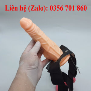 Dương vật giả có dây đeo mềm mại nhiều chế độ rung