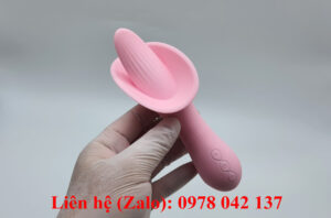 Lưỡi rung liếm úp mu nhiều tần số có chế đố sưởi ấm cực sướng
