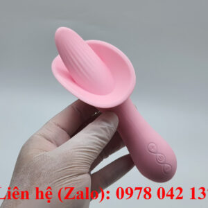 Lưỡi rung liếm úp mu nhiều tần số có chế đố sưởi ấm cực sướng