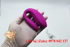 Trứng rung hai đầu úp mu điều khiển từ xa cho nữ