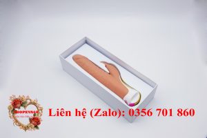 Dương vật giả rung ngoáy cầm tay có nhánh phụ chiến binh bão táp