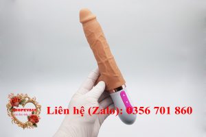 Dương vật giả rung ngoáy cầm tay siêu mềm mại