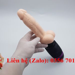 Máy thủ dâm rung thụt cực mạnh có sưởi ấm cho nữ